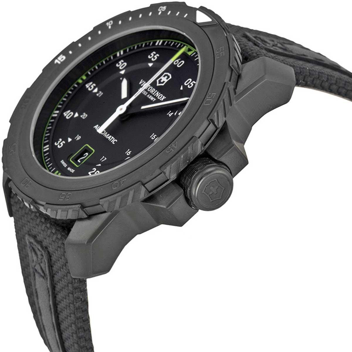 Victorinox Swiss Army Men's Watch - Alpnach Mechanical Black Nylon