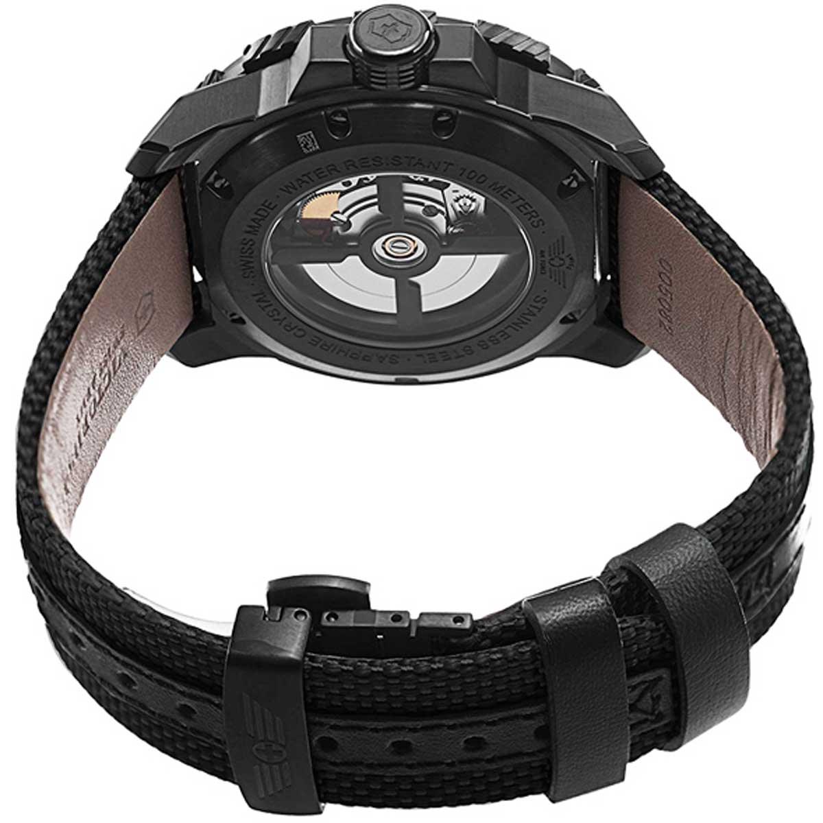 Victorinox Swiss Army Men's Watch - Alpnach Mechanical Black Nylon