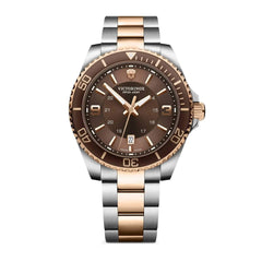 Victorinox Swiss Army Men's Watch - Maverick Large Brown Dial Bracelet | 241951