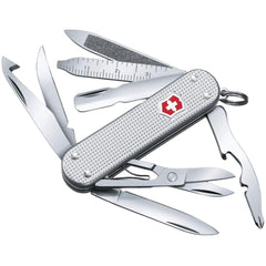 Victorinox Swiss Army Pocket Knife - Mini Champ Alox Silver Multi-Function | 0.6381.26