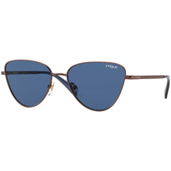 Vogue Unisex Sunglasses - Dark Blue Lens Copper Cat Eye Frame | 0VO4145SB 507420