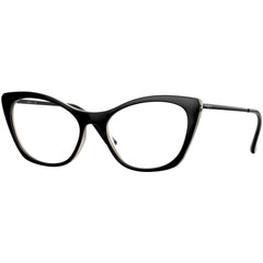 Vogue Women's Eyeglasses - Top Black/Brown Serigra Cat Eye Frame | 0VO5355 2839