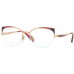 Vogue Women's Eyeglasses - Top Matte Bordeaux/Rose Cat Eye Frame | 0VO4153 5075