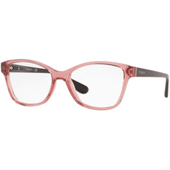 Vogue Women's Eyeglasses - Transparent Pink Square Full-Rim Frame | 0VO2998 2599