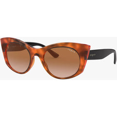 Vogue Women's Sunglasses - Brown Gradient Lens Yellow Havana Frame | 0VO5312S 279313
