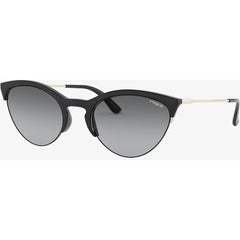 Vogue Women's Sunglasses - Gray Gradient Lens Black Cat Eye Frame | 0VO5287S W44/11