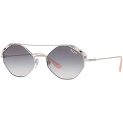 Vogue Women's Sunglasses - Pink Gradient Dark Grey Lens Geometric | 0VO4134S 323/36