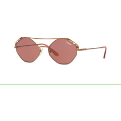 Vogue Women's Sunglasses - Violet Lens Copper Geometric Shape Frame | 0VO4134S 507469