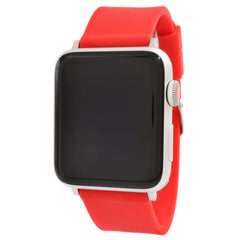 WareWel Apple Watch Compatible Smooth Silicone Sport Replacement Strap