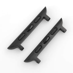 WareWel Black Apple Watch Adapter Connectors Fit 20mm Watch Bands and 38 and 40mm Apple Watch Case