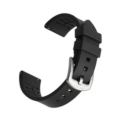 WareWel Premium FKM Replacement Rubber Watch Strap with Quick Release