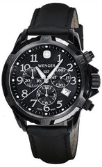 Wenger 78254 Men's Black-Out GST Chronograph Swiss Made Watch