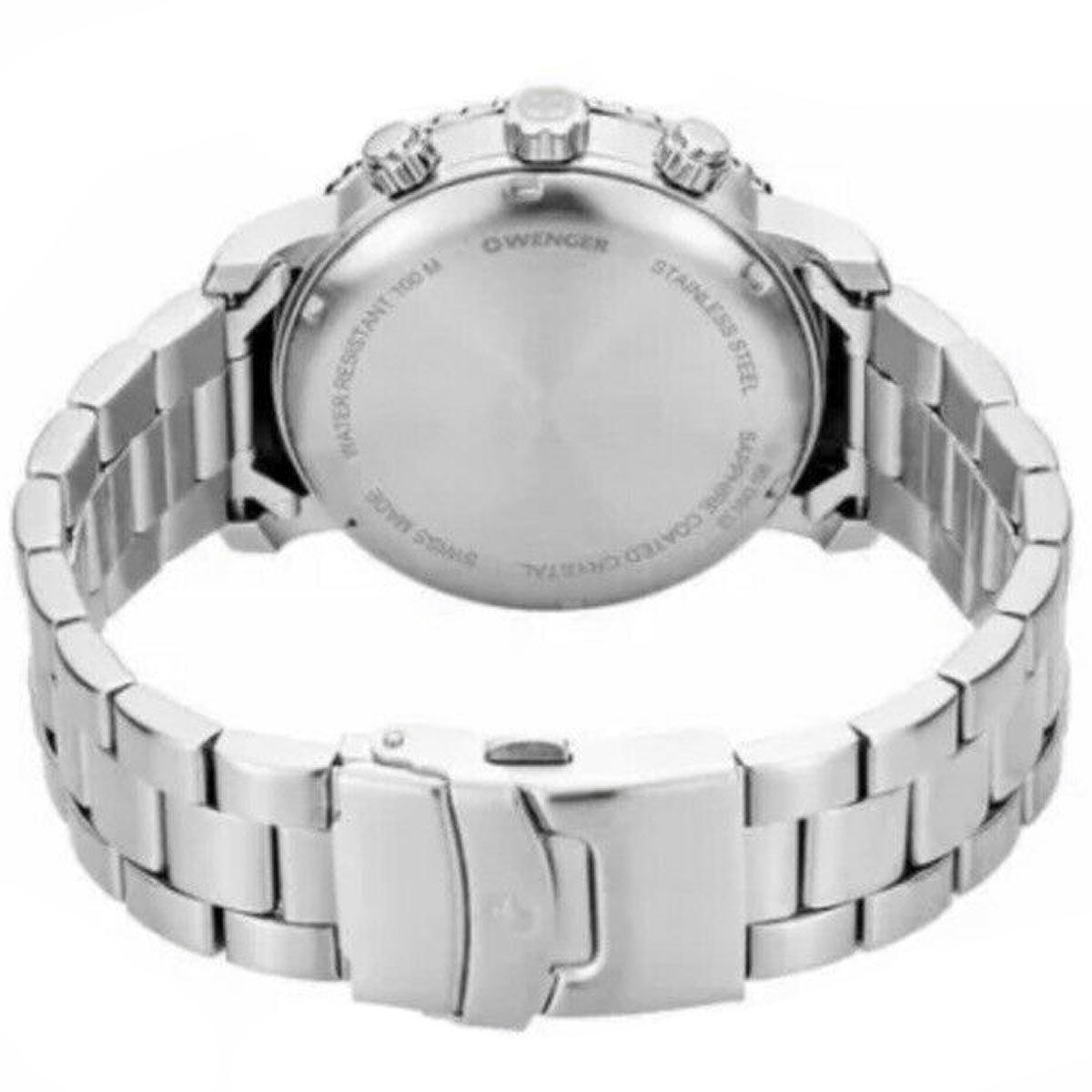 Wenger Men's Quartz Watch - Classic Chrono Stainless Steel Bracelet |