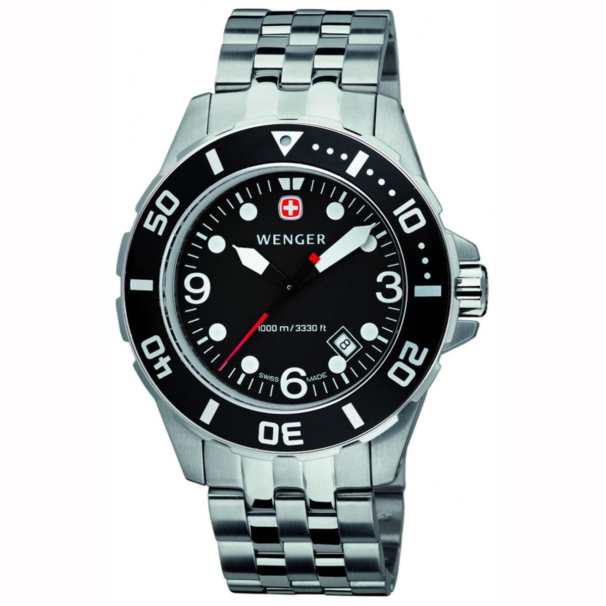 Wenger Men's Swiss Made AquaGraph 1000 Meter Deep Diver 72236