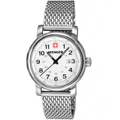 Wenger Women's Quartz Watch - Urban Classic White Dial Mesh Bracelet | 01.1021.103