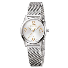 Wenger Women's Watch - City Very Lady Silver Tone Dial Mesh Bracelet | 01.1421.109