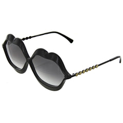 Wildfox Women's Sunglasses - Lip Service Black Frame | LIPSERVICE-BLCK-66-6-140