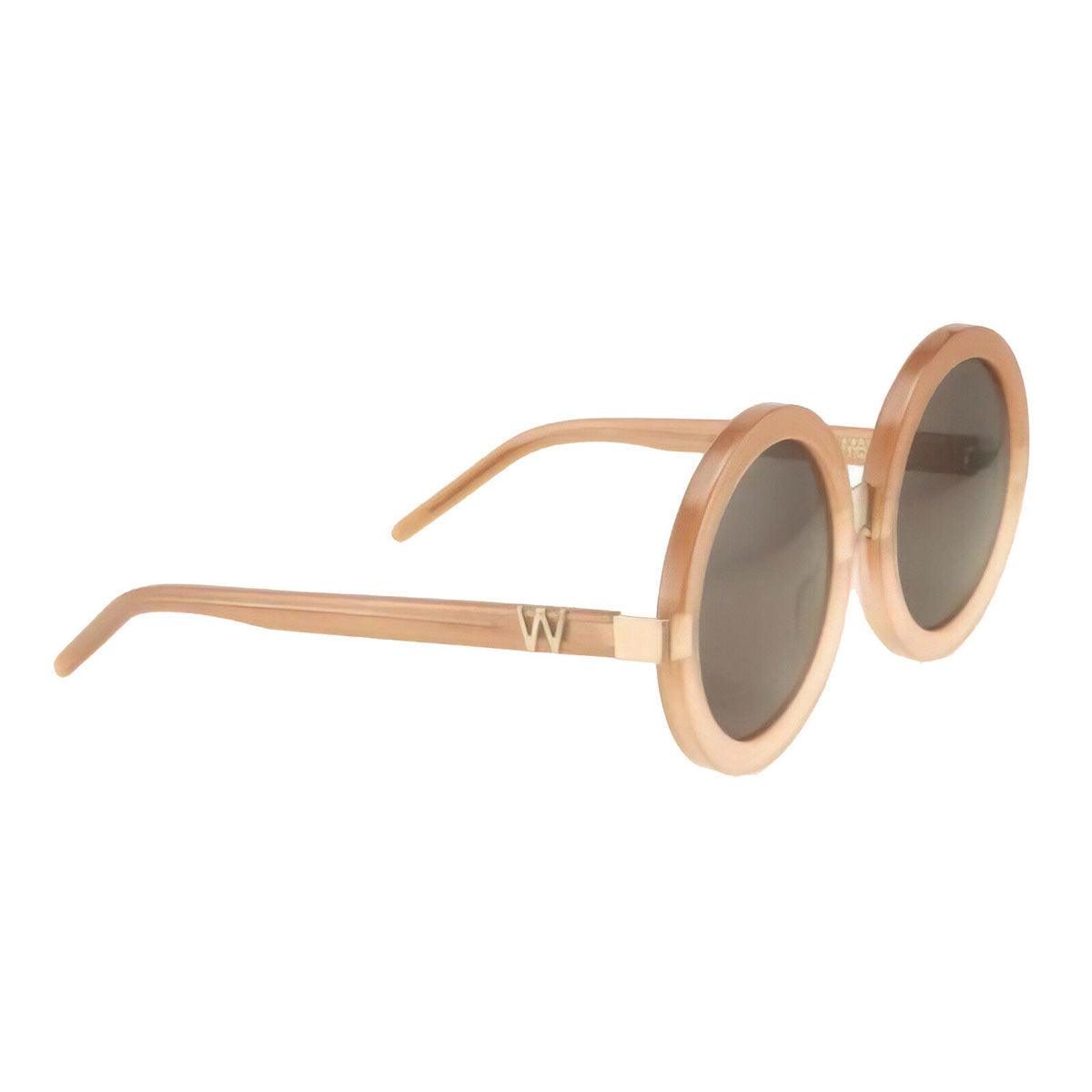 Wildfox green lenses sunglasses ⭐️ WILDFOX Women Sunglasses Classic Fox Beige Frame Green  main image 4