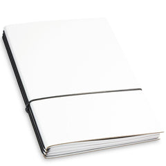 X17 Leather Notebook - A5 Bonded Plain, Squared and Lined, White, 3 Inlays | 1-405-3W