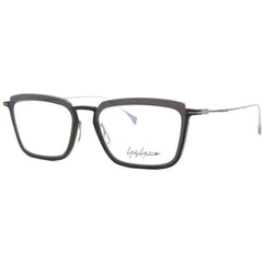 Yohji Yamamoto Men's Eyeglasses - Black Plastic/Metal Frame | YOHJI YAMAMOTO 1040 702