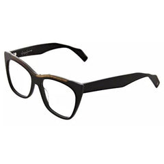 Yohji Yamamoto Unisex Eyeglasses - Brown Acetate Cat Eye Frame | 1030-115-54-16-145