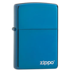 Zippo 20446ZL Classic Sapphire Zippo Logo Windproof Lighter