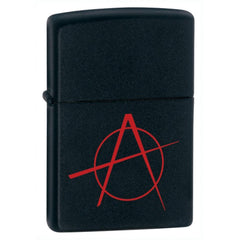 Zippo 20842 Classic Anarchy Black Matte Windproof Lighter