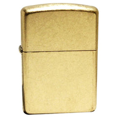 Zippo 28496 Armor Tumbled Brass Finish Windproof Pocket Lighter