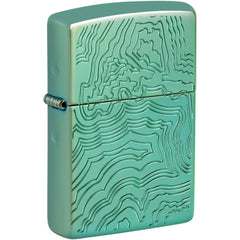 Zippo Lighter - Map Armor Design Metal Construction Refillable and Windproof | 48917