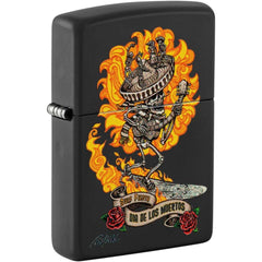 Zippo Lighter - Rick Rietveld Metal Construction Refillable Windproof | 48954