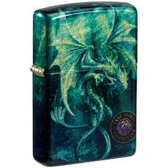 Zippo Lighter - Sea Dragon Design Metal Construction Refillable Windproof | 48986