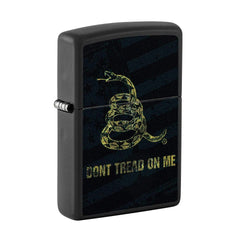 Zippo Pocket Lighter - Don't Tread On Me Snake Flag Genuine Windproof Metal | 48553