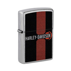 Zippo Pocket Lighter - Harley Davidson Logo Design Brass Material Windproof | 48604