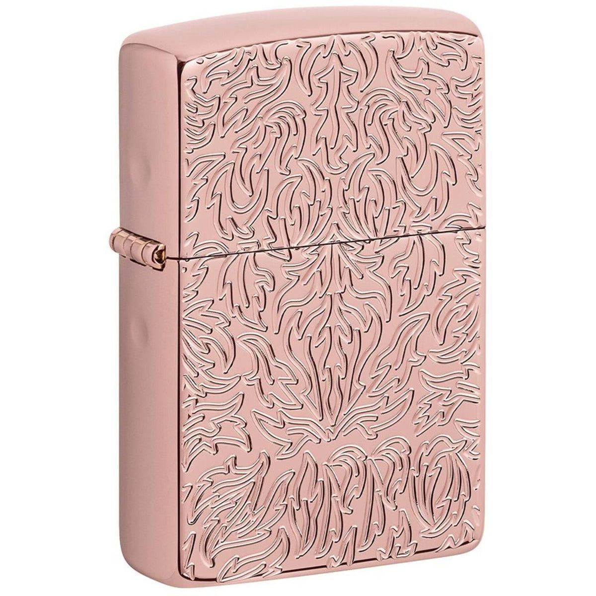 Zippo Windproof Lighter - Armor Carved Design Heavy-Walled Finish