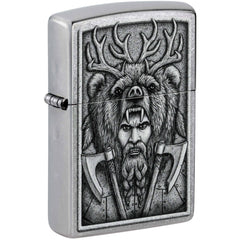 Zippo Windproof Lighter - Color Image Barbarian Design Street Chrome Metal | 48731