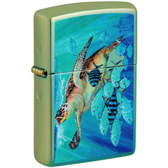 Zippo Windproof Lighter - Color Image Guy Harvey Design High Polish Teal | 48967