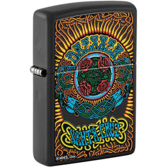 Zippo Windproof Lighter - Color Image Santa Cruz Design Black Matte Metal | 48742