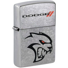 Zippo Windproof Lighter - Dodge Logo in Color Image Design Street Chrome | 48760