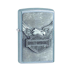Zippo Windproof Lighter - Harley Davidson Emblem Street Chrome Refillable | 20230