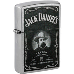 Zippo Windproof Lighter - Jack Daniel's Design Classic Street Chrome Metal | 48748