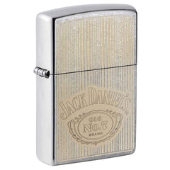 Zippo Windproof Lighter - Jack Daniel's Logo Street Chrome | 49833