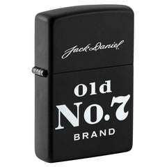 Zippo Windproof Lighter - Jack Daniel's Old No. 7 Black Matte | 49823