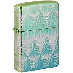 Zippo Windproof Lighter - Pattern Design High Polish Teal | 49813