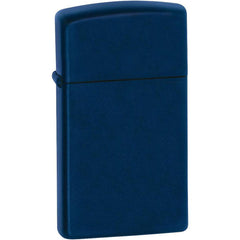 Zippo Windproof Lighter - Slim Navy Matte Finish Metal Construction Refillable | 1639