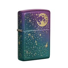 Zippo Windproof Lighter - Starry Shimmering Sky Design Iridescent Finish | 49448