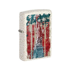 Zippo Windproof Lighter - Statue of Liberty Design Mercury Glass | 49782