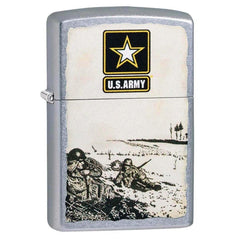 Zippo Windproof Lighter - U.S. Army Street Chrome | 49152