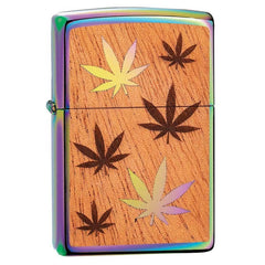 Zippo Windproof Lighter - Woodchuck USA Multi Color Leaf Design | 29903